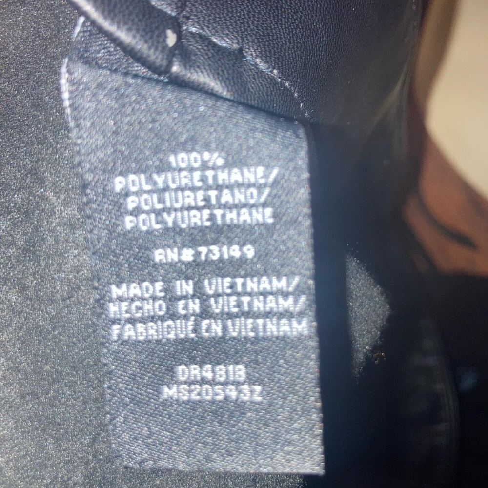 Black Polyurethane Jacket